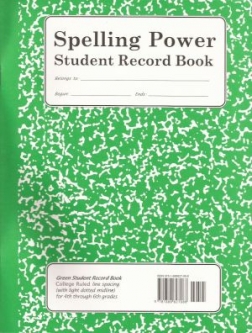 Spelling Power Student Record Book: Green
